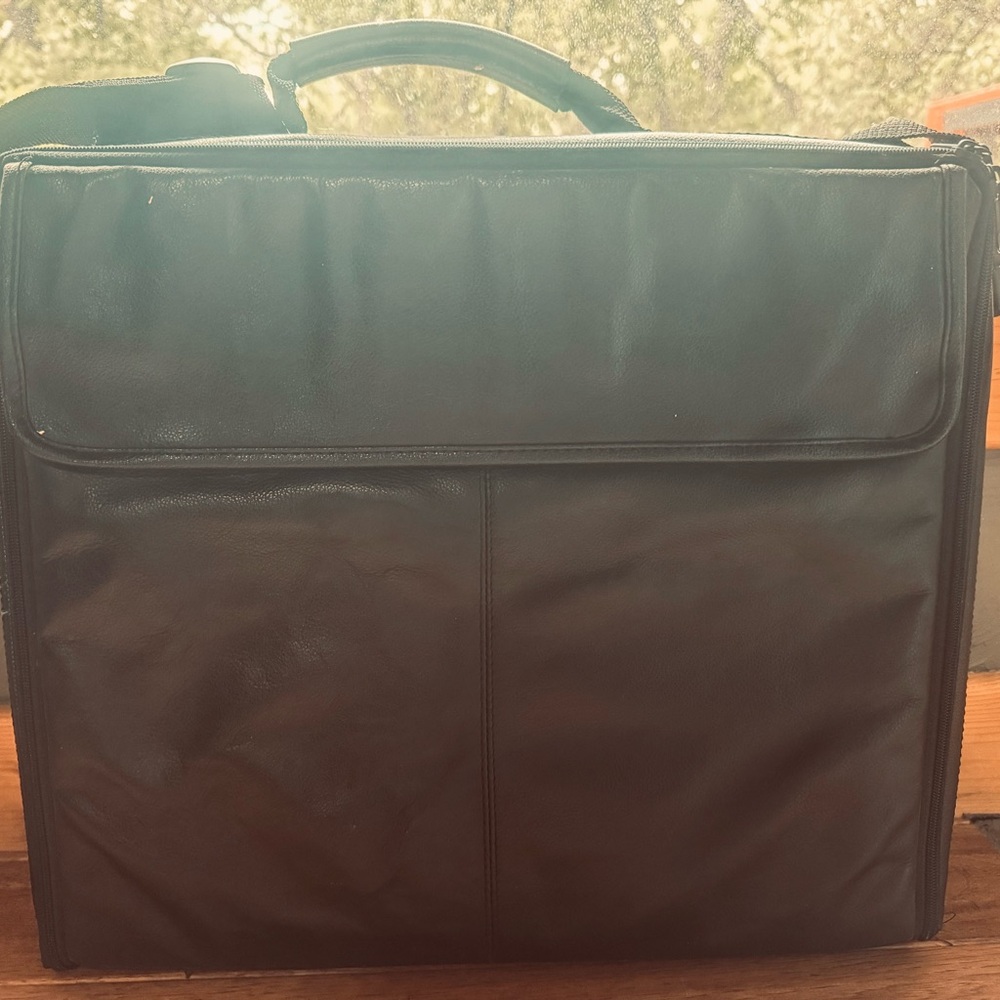 Classic Black Leather Men's Bag